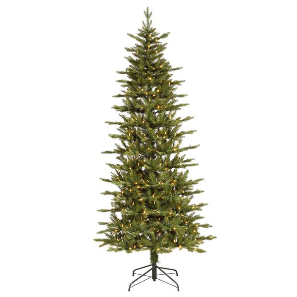 7.5' x 41" Artificial Slim Regal Frasier Fir 600 Clear Lights